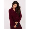 Vínový dámský krátký kabátek