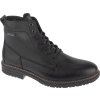 Černé pánské kožené kotníkové boty Rieker Booties