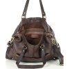 MARCO MAZZINI Tmavě hnědá dámská shopper kabelka