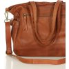 MARCO MAZZINI Camel dámská kožená shopper kabelka