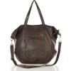 MARCO MAZZINI Tmavě hnědá shopper kabelka