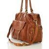 MARCO MAZZINI světle hnědá prostorná taška (Velikost ONE SIZE)