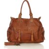 MARCO MAZZINI světle hnědá prostorná taška (Velikost ONE SIZE)
