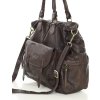 MARCO MAZZINI tmavě hnědá prostorná taška (Velikost ONE SIZE)