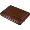 Hnědé kožené pouzdro pro notebook 15"