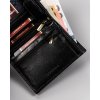 Peterson Černá kožená pánská peněženka W058