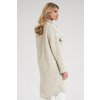 Smetanový košilový teddy coat (Velikost S/M)