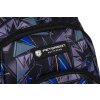 Peterson Černo-modrý školní batoh s USB portem