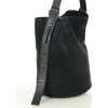 MARCO MAZZINI Černá dámská kožená shopper kabelka