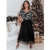 Černá tylová maxi sukně FLISS