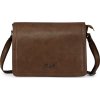 Solier pánská hnědá taška přes rameno