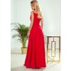 Elegantní červené maxi šaty DANIELE (Velikost S)