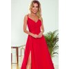 Elegantní červené maxi šaty DANIELE (Velikost S)