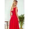 Elegantní červené maxi šaty DANIELE (Velikost S)