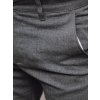 (Vel. 34) Pánské tmavě šedé kalhoty