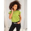 Dámské světle-zelené tričko