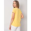 Žluté dámské tričko