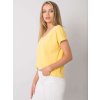 Žluté dámské tričko