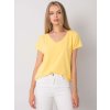 Žluté dámské tričko