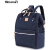 Himawari Voděodolný tmavě modrý dámský prostorný batoh