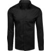 Elegantní černá pánská košile