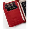 Peterson Červená elegantní dámská peněženka Y759