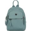 Peterson Malý tyrkysový dámský batoh s kapsami na zip