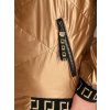 Dámská zlatá prošívaná bomber bunda GLAMCIX
