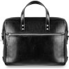 Pánské černá kožená taška na notebook SOLIER