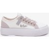 Bílo-šedé dámské trampky na platformě Lee Cooper
