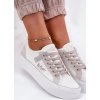 Bílo-šedé dámské trampky na platformě Lee Cooper