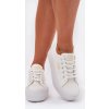 Bílé dámské trampky na platformě Lee Cooper