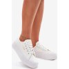 Bílé dámské trampky na platformě Lee Cooper