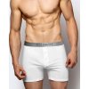 Bílé pánské volné boxerky