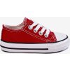Červené dětská tenisky Filemon