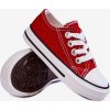 Červené dětská tenisky Filemon