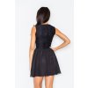 Černé mini šaty