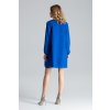 Modré oversize šaty