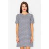 Dámské šedé šaty se vzory