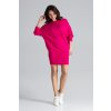 Dámské fuchsiové šaty (Velikost L/XL)