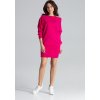 Dámské fuchsiové šaty (Velikost L/XL)