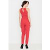 Dámský elegantní červený overal