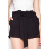 Černé šortky s volánem