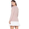 Dámské šaty s bavlněným topem K451 Pink