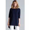 Asymetrická tunika s rozparkem