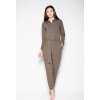 Overal s knoflíky VT020 Olive green