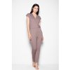 Hnědý elegantní overal VT021 Brown