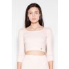 Dámský set top s širokým výstřihem + sukně VT032 Pink