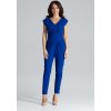 Modrý elegantní overal K496 Sapphire