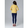 Žluté dámské sako